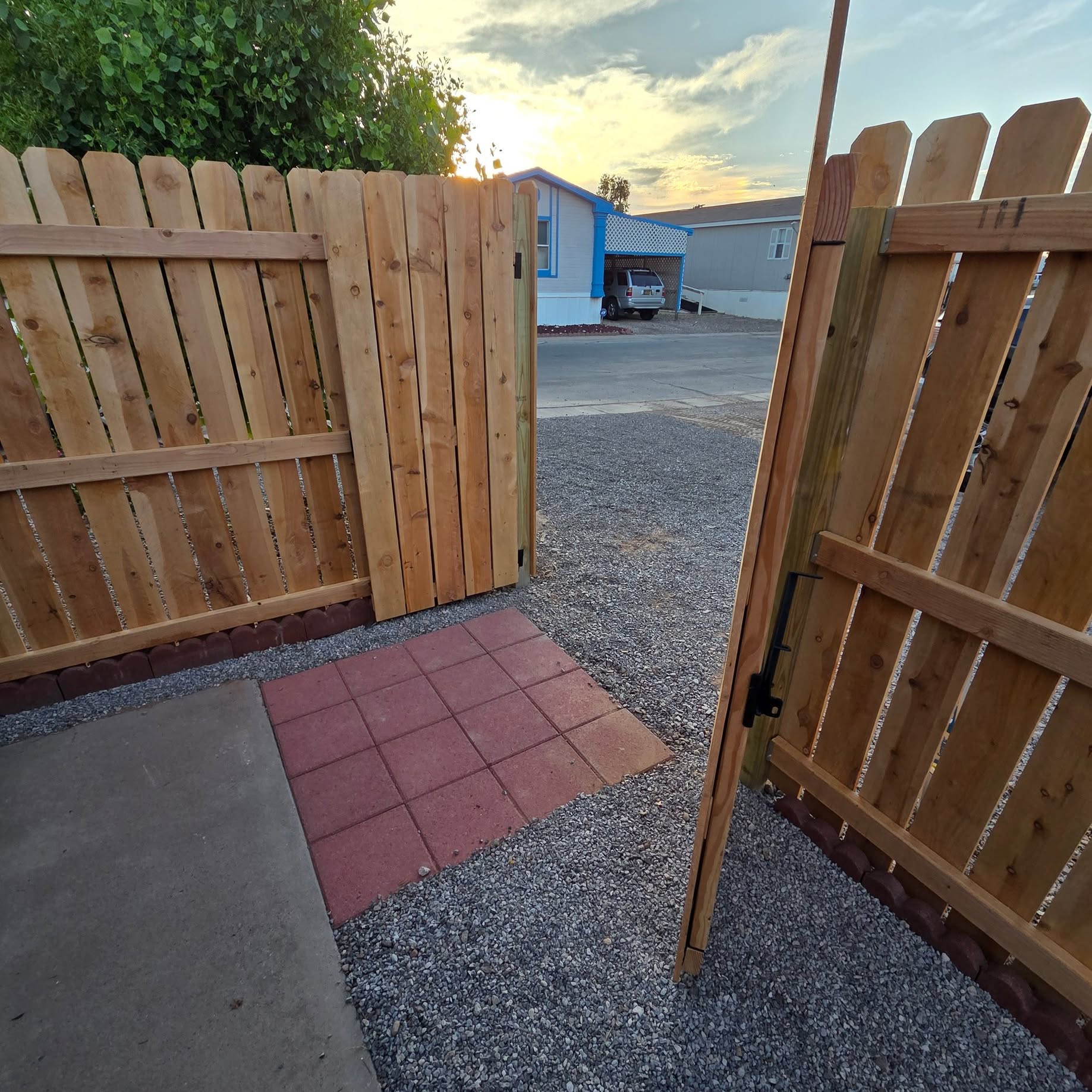fence work by Roswell Lawn Care