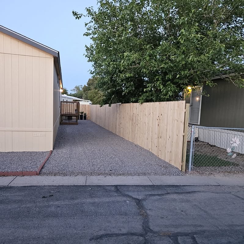 fence work by Roswell Lawn Care